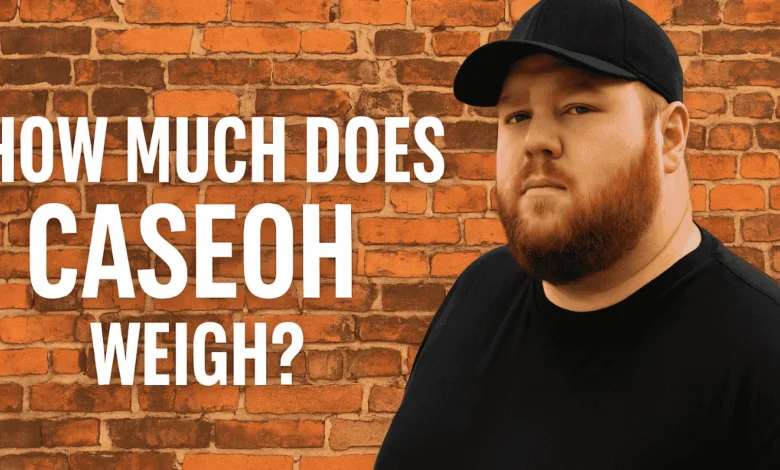 how much does caseoh weigh